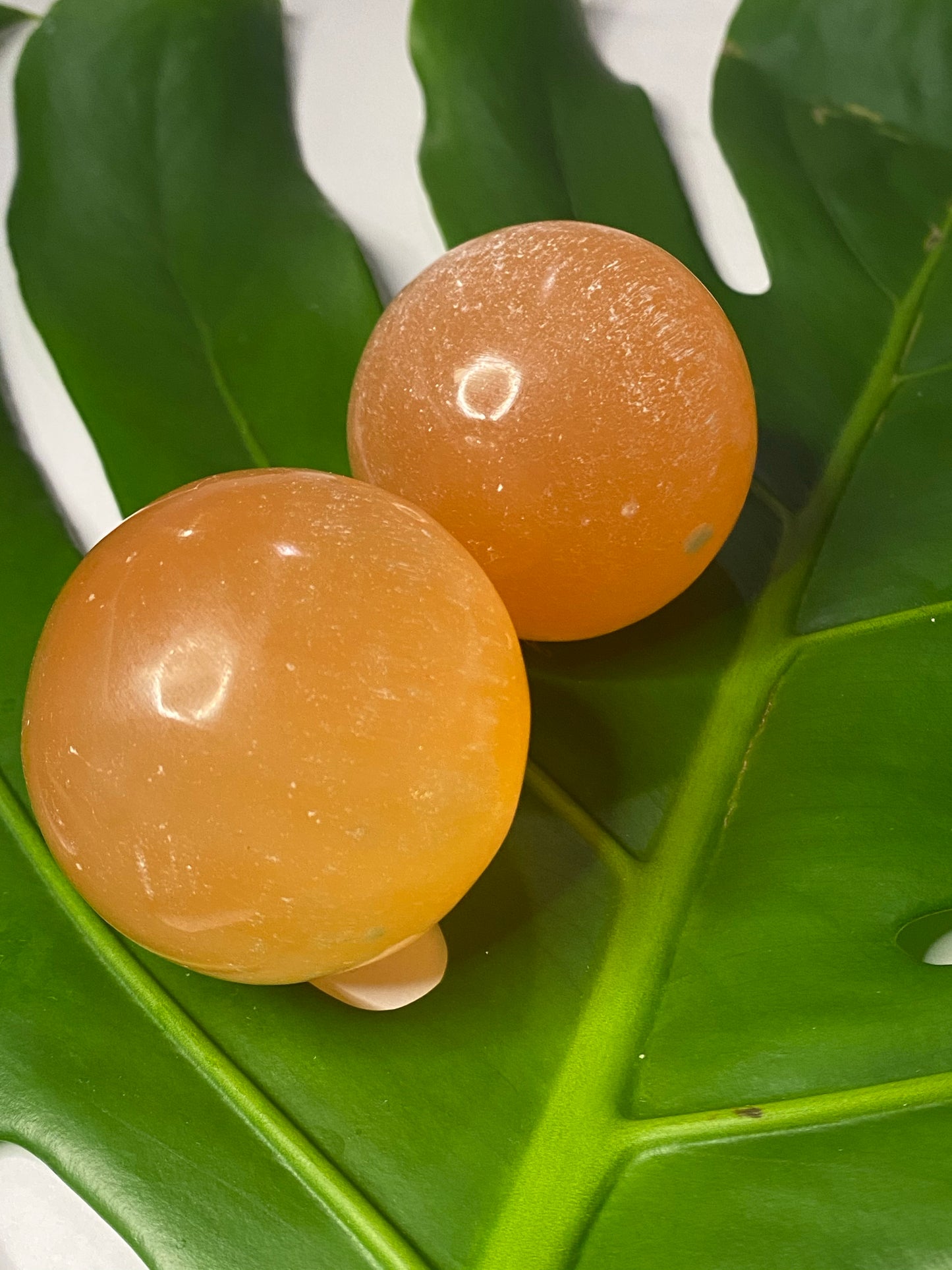 Orange Selenite Sphere