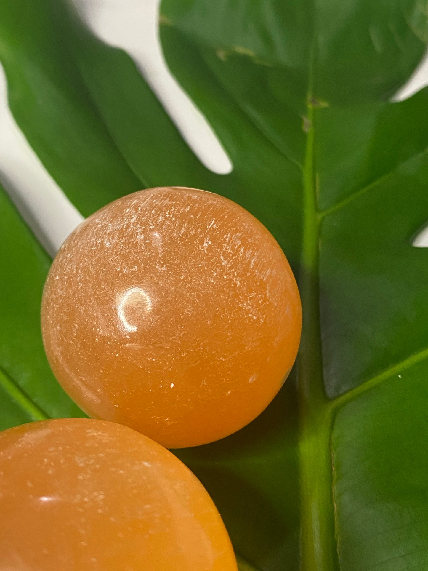 Orange Selenite Sphere